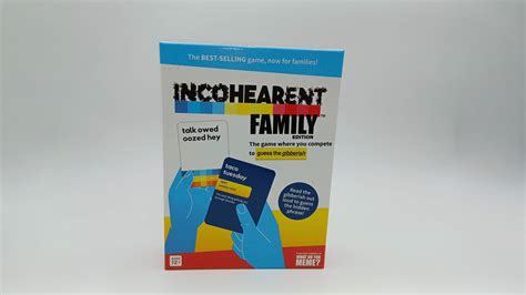 what is incoherent game|Incohearent: Family Edition Party Game: Rules and .
